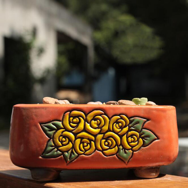 Maceta rectangular de cerámica - Bonsai Garden Europe reseña y precio